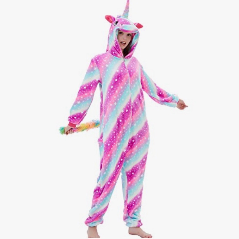 Unicorn 🦄 Adult Onesie Pajama - Pink and Blue